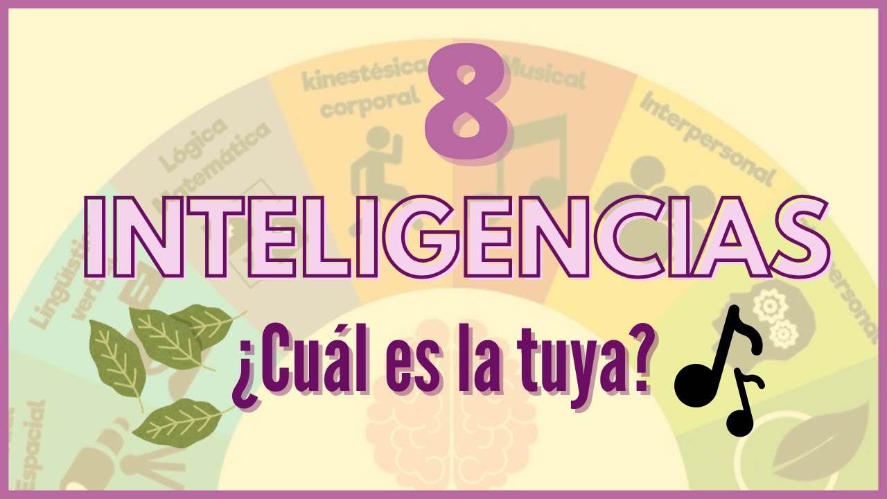 LOS 8 TIPOS DE INTELIGENCIA: ¿CUÁL ES LA TUYA? 🧠🎵🌸