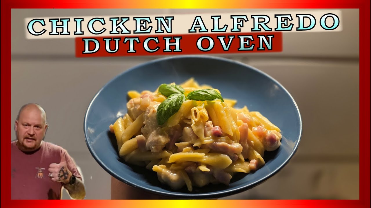 Cremiges Chicken Alfredo aus dem Dutch Oven | One-Pot Pasta purer Genuss #food #rezept #dutchoven