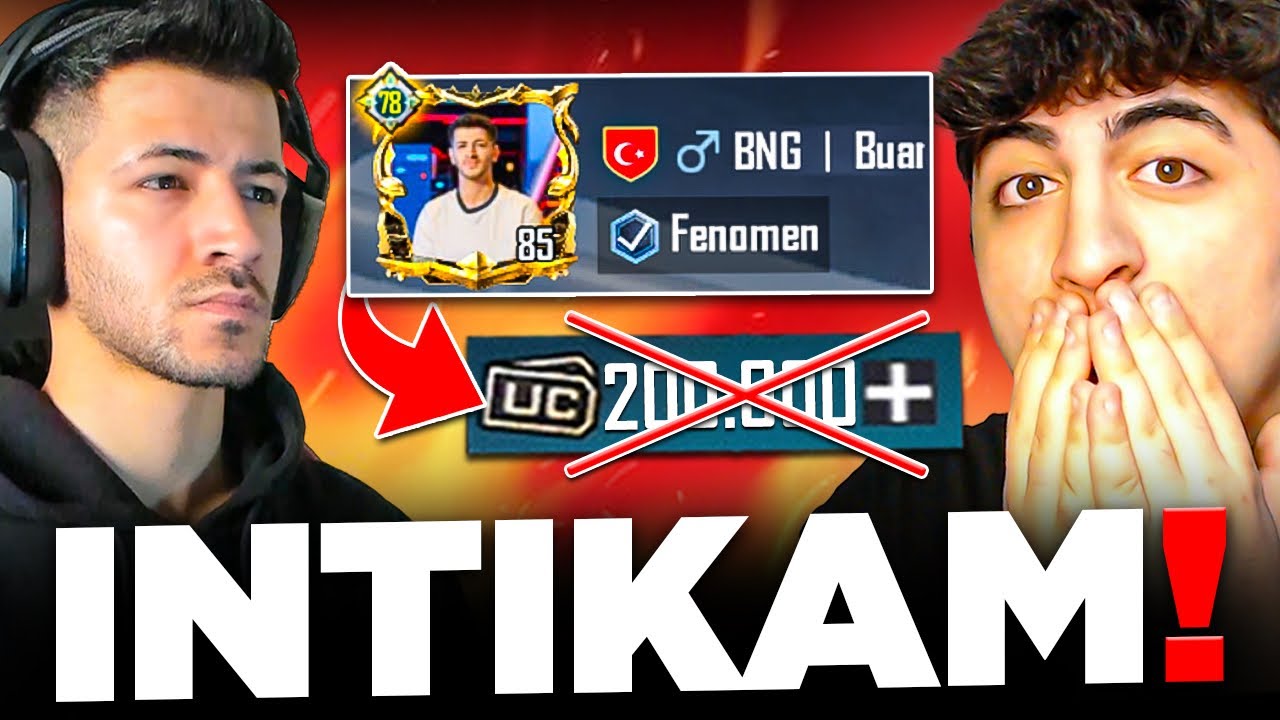 B&Uuml;Y&Uuml;K İNTİKAM! GİZLİCE BUANG'IN HESABINDAKİ T&Uuml;M UCLERİ HARCADIK! | PUBG Mobile