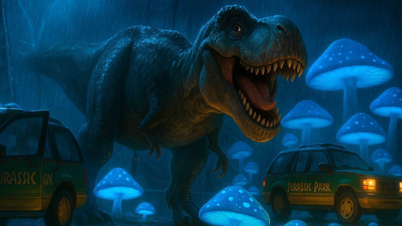 Jurassic Park auf Pilzen
