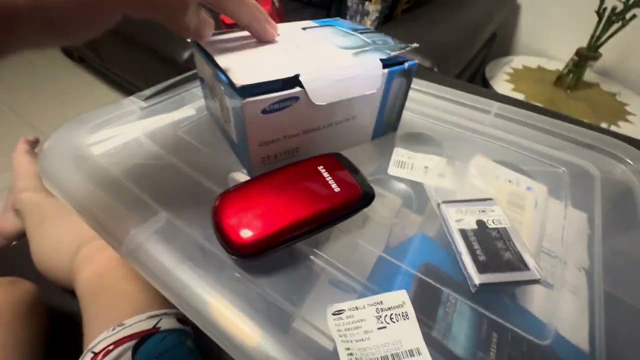 the samsung gt e1150 reunboxing