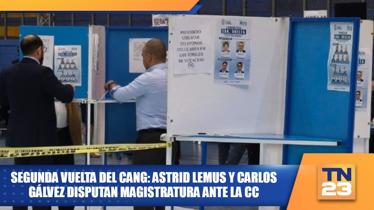 Segunda vuelta del CANG: Astrid Lemus y Carlos Gálvez disputan magistratura ante la CC