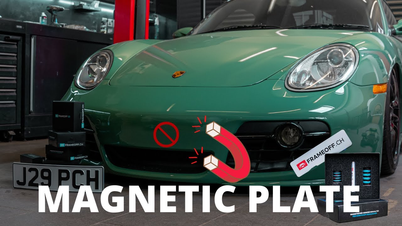 MAGNETIC NUMBER PLATE - FRAMEOFF.CH (how to install)