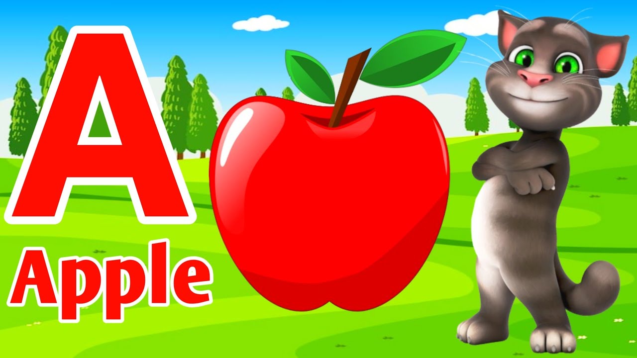 Фонетическая песенка 2 с двумя словами в 3D-формате - A для самолета - Песни про алфавит ABC со з...