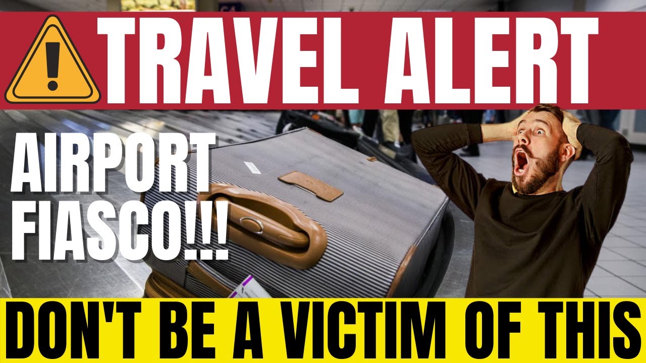 🔴TRAVEL ALERT: BEWARE OF THIS NEW STEALING TECHNIQUE AT THE AIRPORT AND DON'T BE A VICTIM OF IT