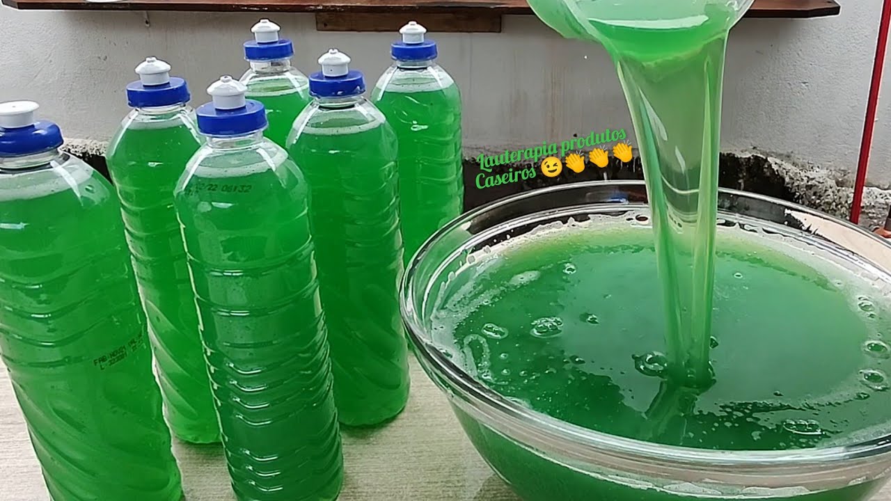 Detergente de limão e bicarbonato 🤑 óleo usado 🤑 rentabilidade 🤑 economia doméstica 🤑🤑🤑