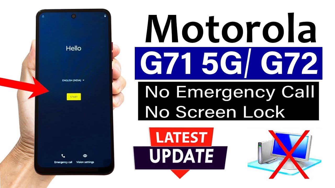 Moto G71 5G/ G72 : Google Account/ FRP Bypass | Fixed - Settings Not Open (Without Pc) 2025