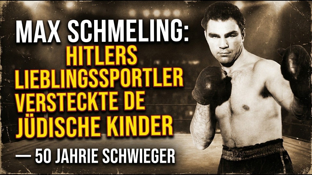 MAX SCHMELING: HITLERS LIEBLINGSSPORTLER VERSTECKTE JÜDISCHE KINDER — 50 JAHRE SCHWIEG ER