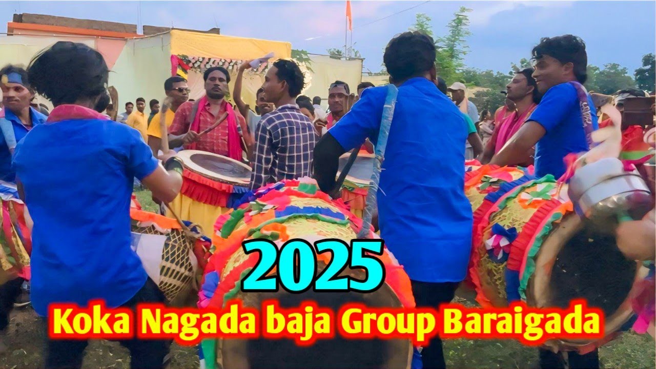Koka Nagada Baja No1 Group 🌿 Jabarjast प्रदर्शन in Odisha Bajania