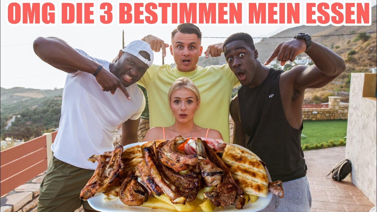 Die Freunde meines Freundes BESTIMMEN 1 Tag lang was ich essen MUSS (gemein)