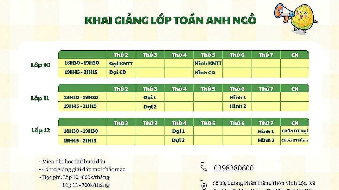 Phương Trình mặt cầu (Buổi 1)