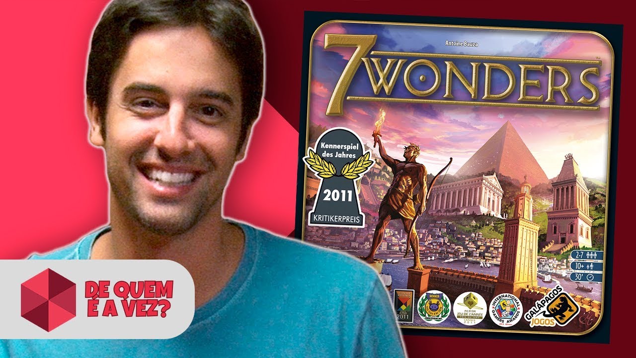 CONSTRUINDO AS MARAVILHAS DO MUNDO | De Quem é a Vez? - 7 Wonders COM QUEM DUBLA
