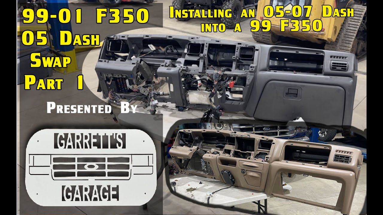 99-04 на 05-07 F-350 Super Duty Замена приборной панели!