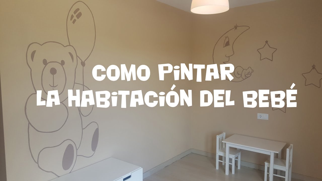 COMO PINTAR LA HABITACIÓN DEL BEBÉ