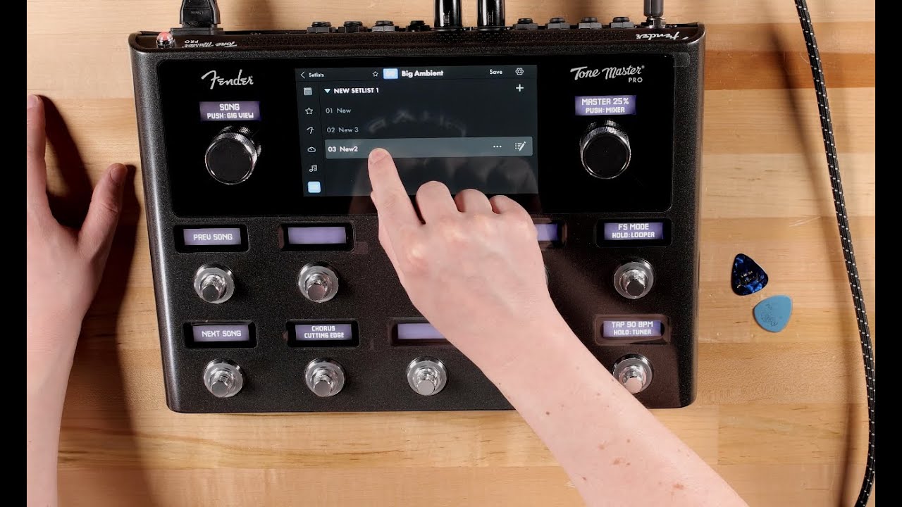 Fender Tone Master Pro - Songs & Setlist