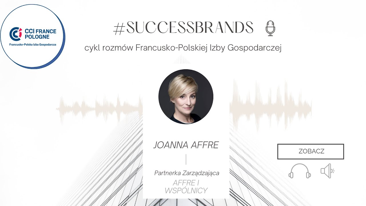 Innowacje w usługach prawniczych - wywiad z Joanną Affre, Partnerką Zarządzającą Affre i Wspólnicy