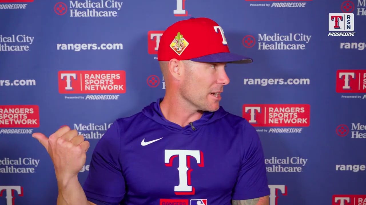 2026 Texas Rangers Spring Training Media Session (Feb. 27): Skip Schumaker