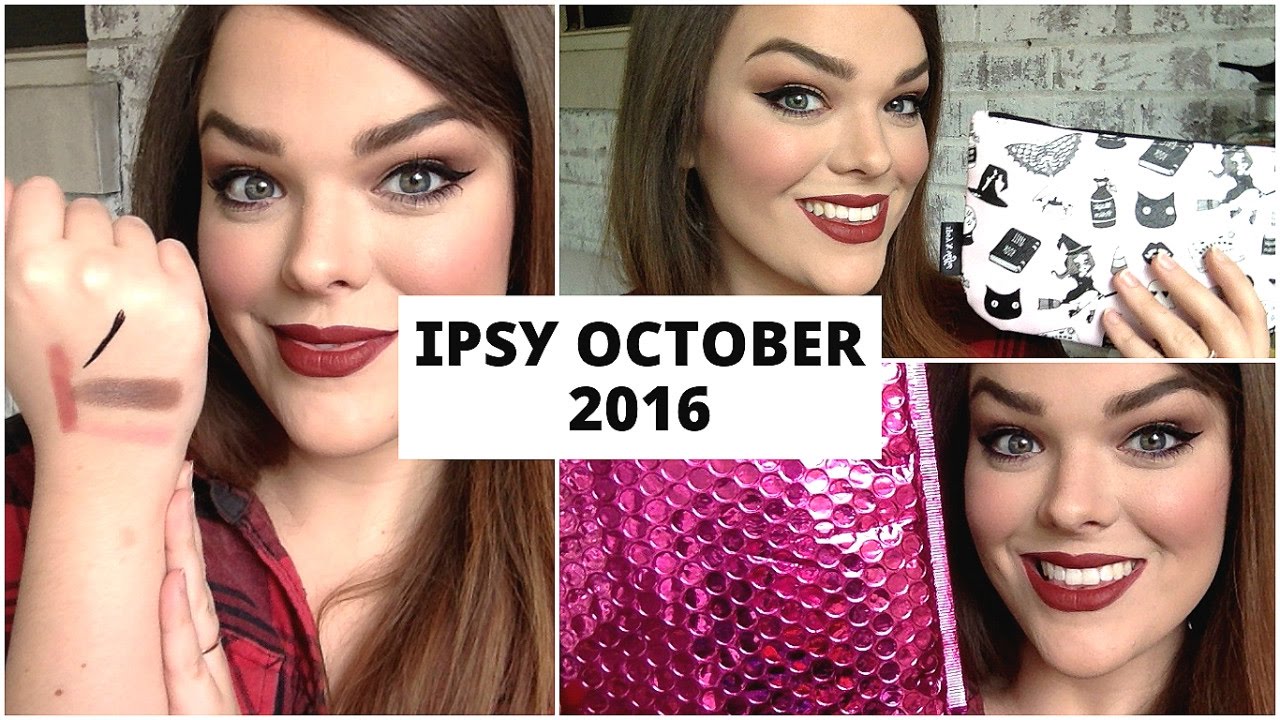 IPSY UNBAGGING + SWATCHES - October 2016 | COLOURPOP GIVEAWAY UPDATE!