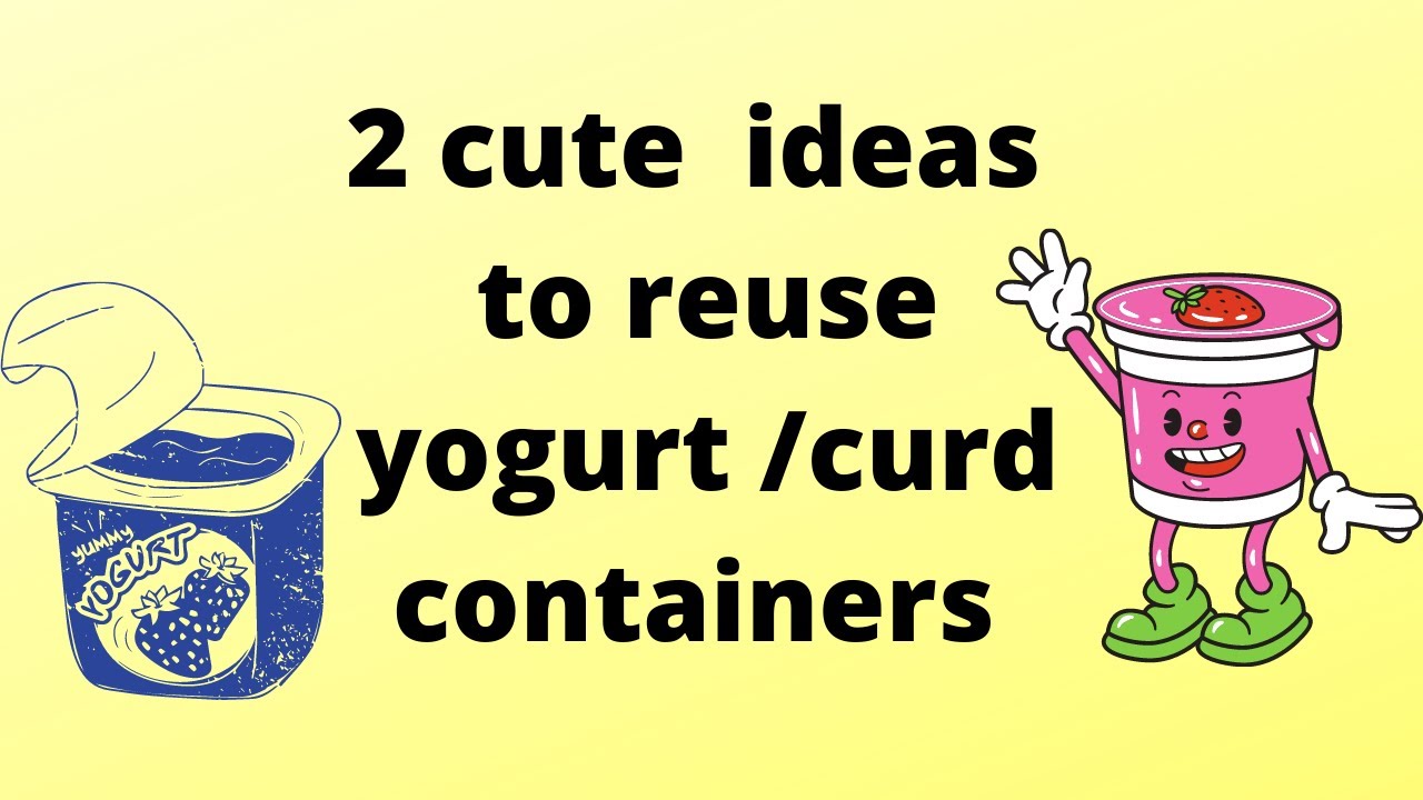 2 easy ideas to reuse old plastic containers