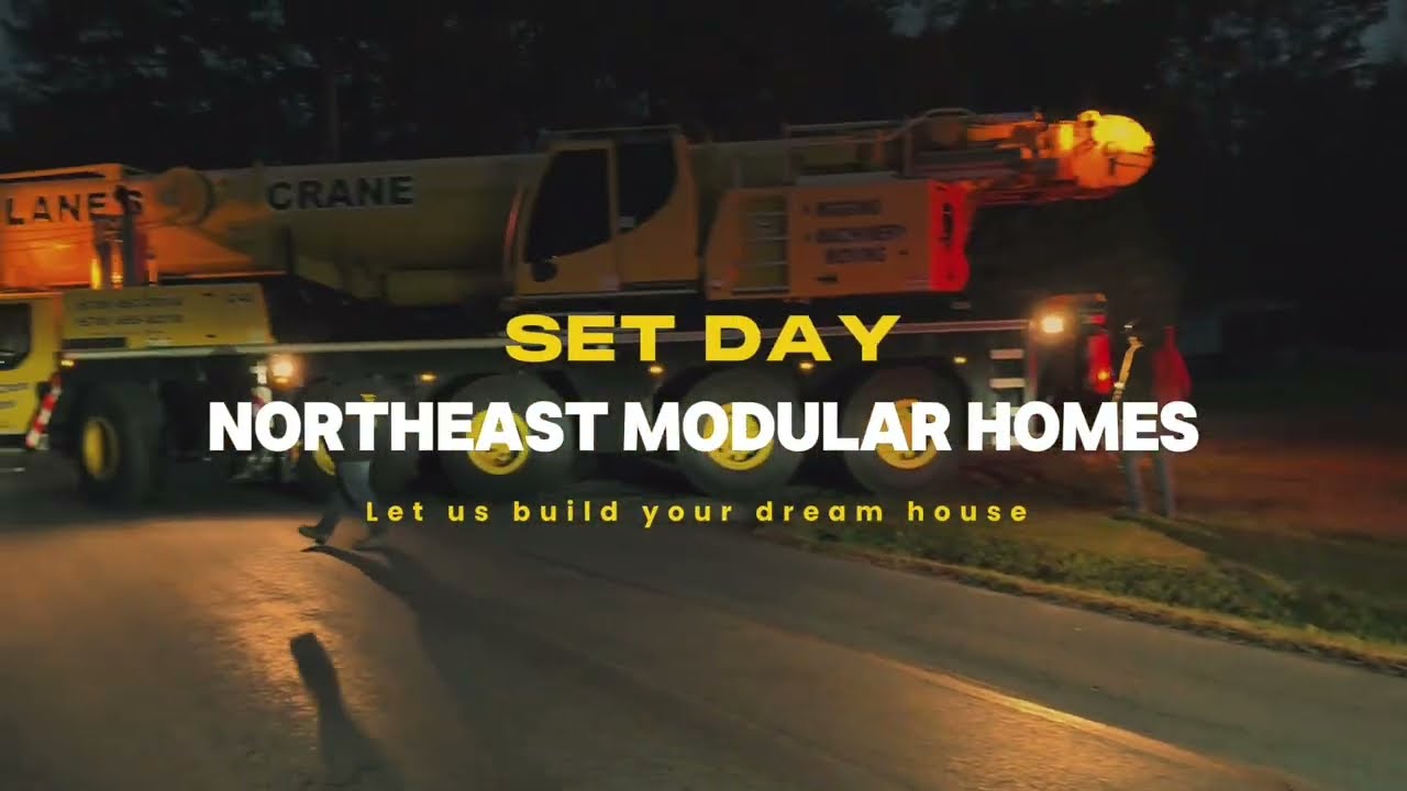 Northeast modular Homes | Modular Home SET DAY in Waymart, PA