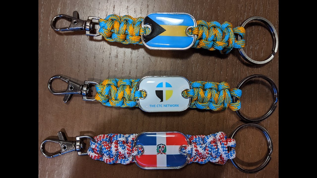 How I make a paracord key chain with a shoelace charm