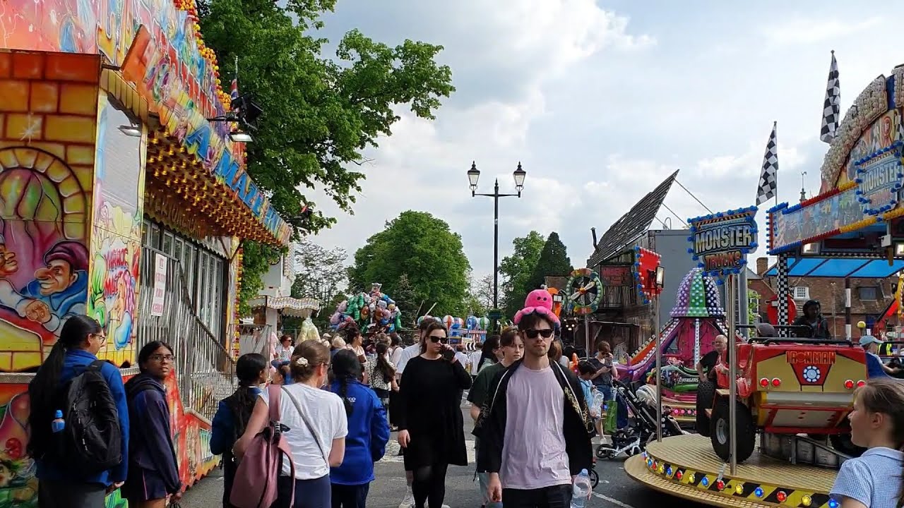 755th Beaconsfield Annual Charter Fair 10th May 2024 Walkthrough Pt.3 #funfair #fairground #fyp