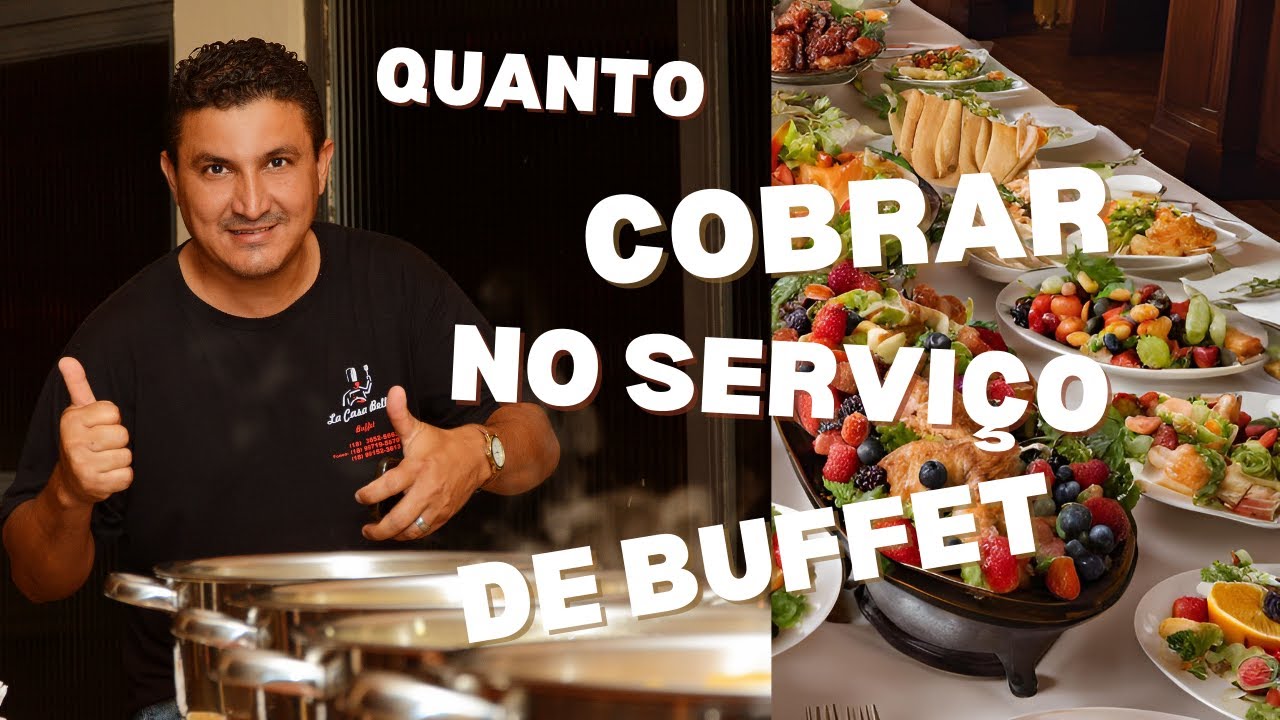 QUANTO COBRAR APENAS NOS SERVIÇOS DE BUFFET.