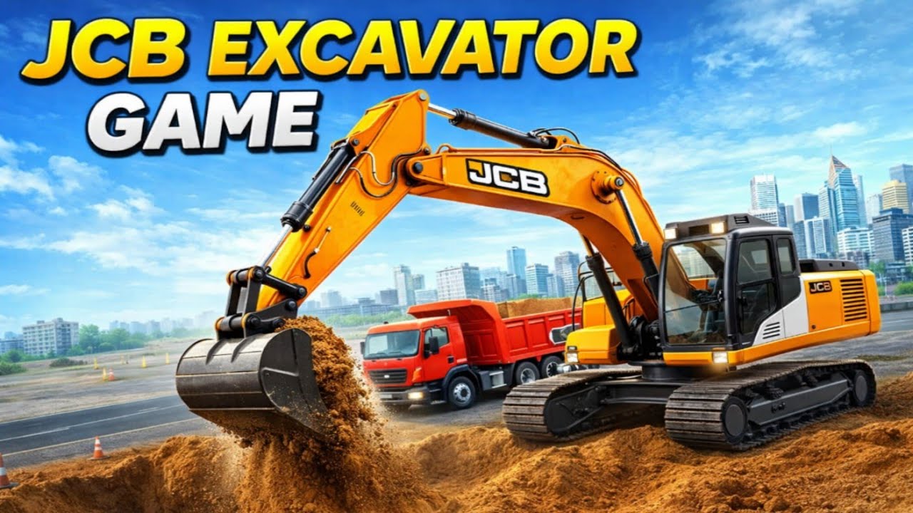 City Road Builder 2026 – Highway JCB Excavator Simulator Gameplay (Android)