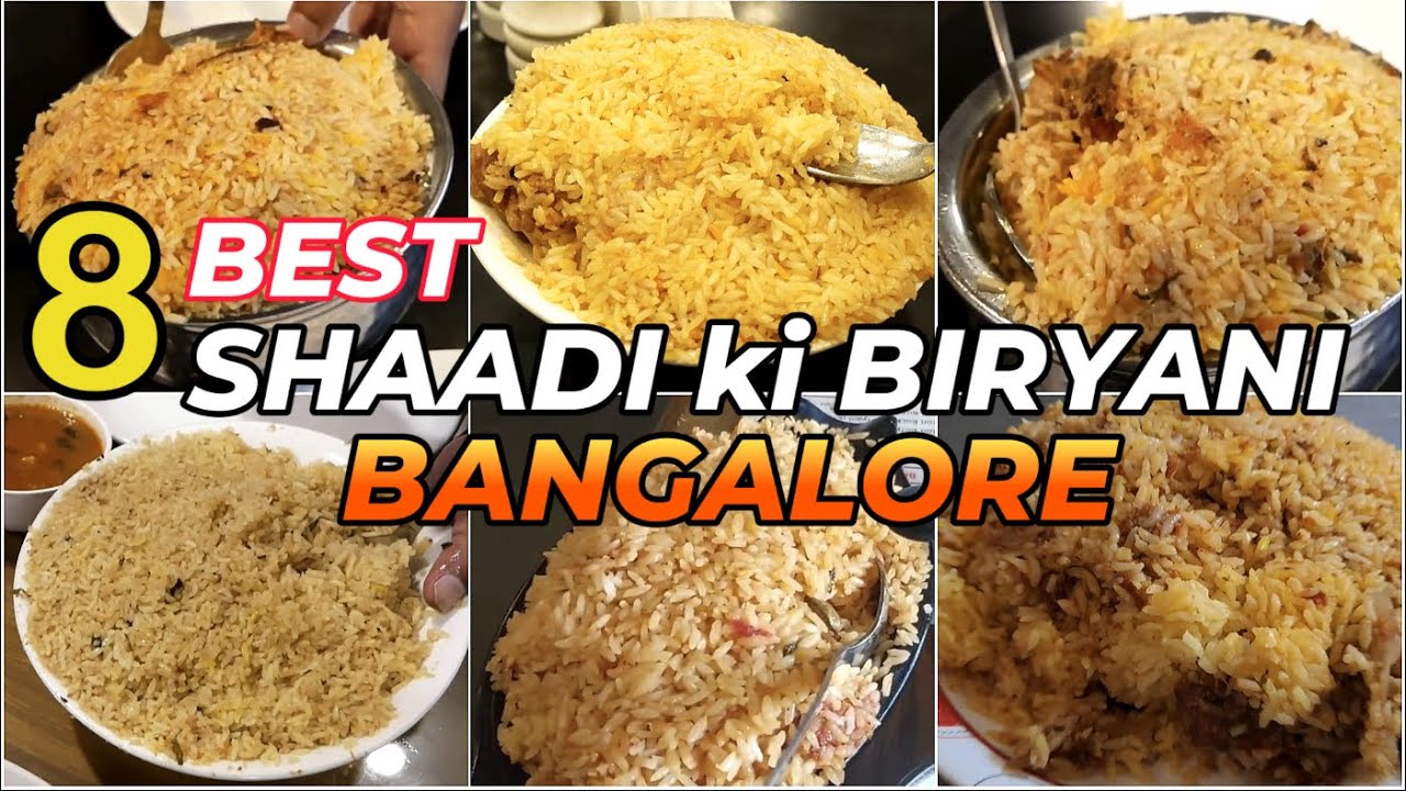 Top 8 Best Shaadi ki Biryani Muslim Wedding Bangalore Restaurants 2025 | Best Non Veg Food Bengaluru