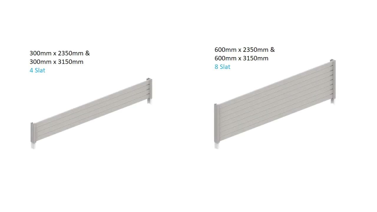 Aluminum Slat Colorbond Fence Extension Installation Guide