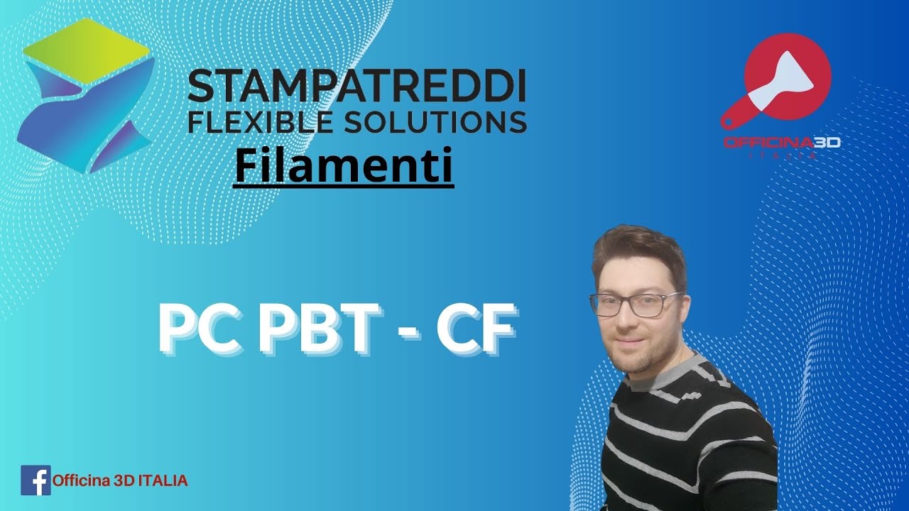 PC-PBT Carbon Fiber - come stampare i filamenti di Enrico Orsili StampaTreddi