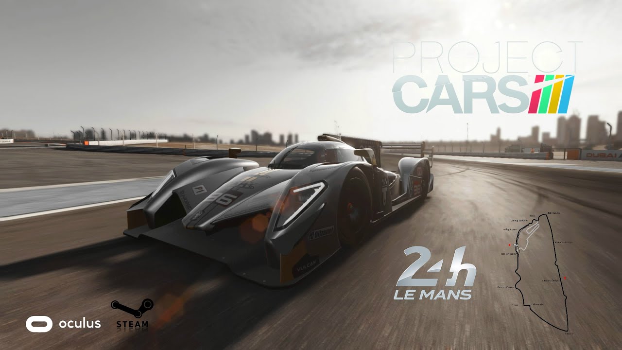 Project CARS - Oculus Rift Runtime 1.3 Steam Version - RWD P30 LMP1 - Circuit 24 Hours of Le Mans
