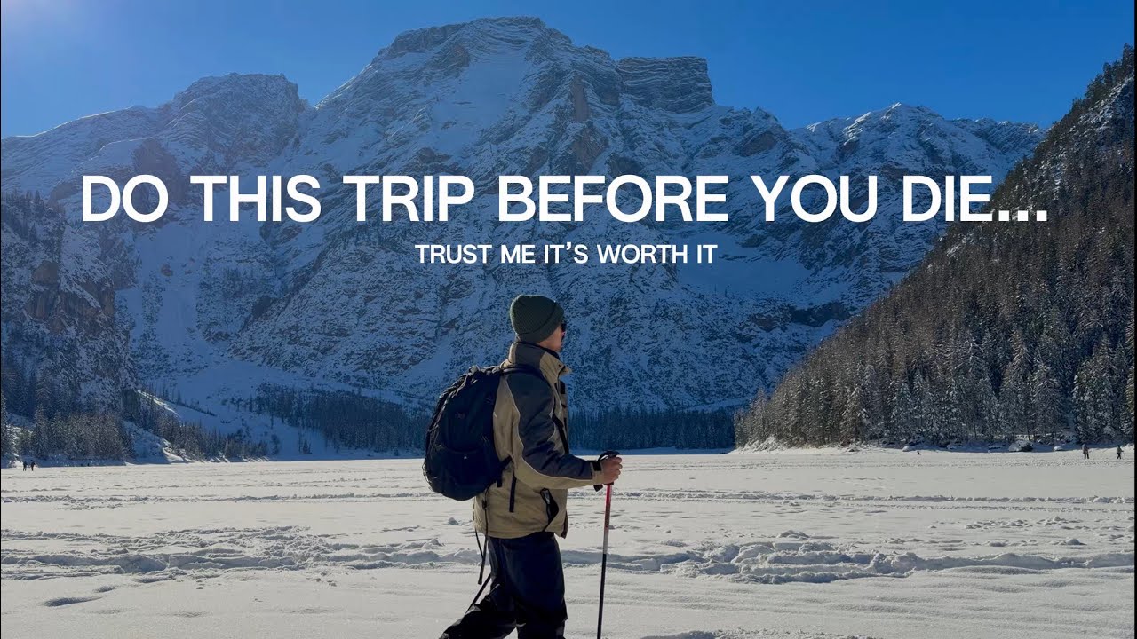 You don’t NEED to ski to visit the dolomites - a solo winter vlog 