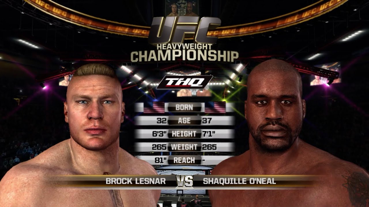 Tapout Crew/Shaq - UFC Undisputed 2010 Gameplay #3 (Xbox 360)