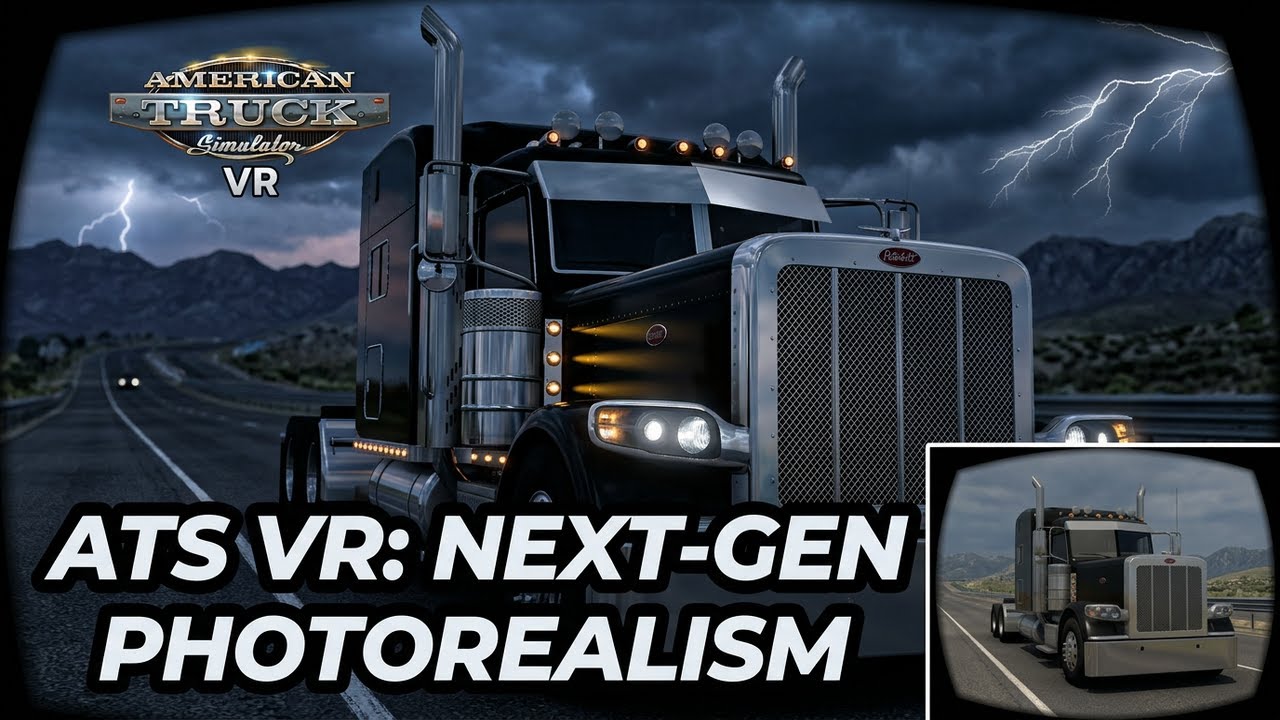 Руководство по установке American Truck Simulator 1.51 Project NextGen VR Amazing Photorealism Mo...