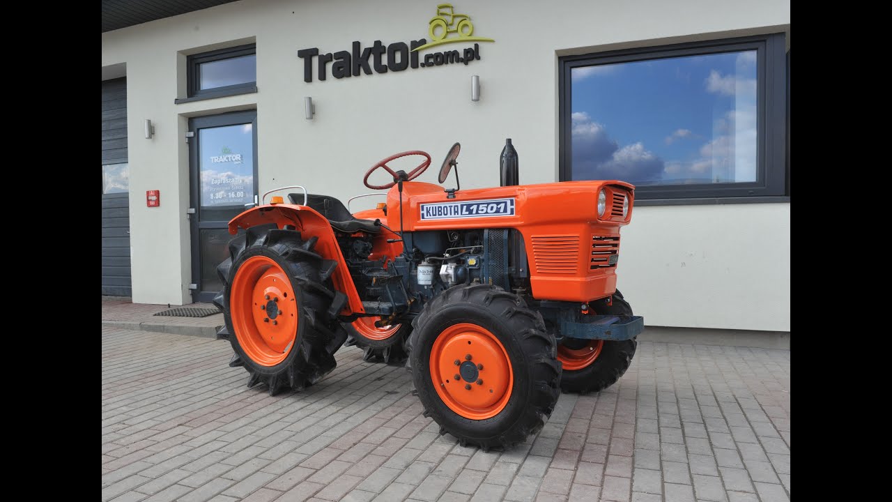 Kubota L1501 4x4 15KM japoński traktorek mini ciągnik TRAKTOR.COM.PL