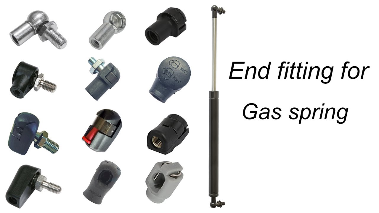 End fitting for gas spring,ball stud,din 71752,din 71802,gas strut ball stud from Gastac Gas spring