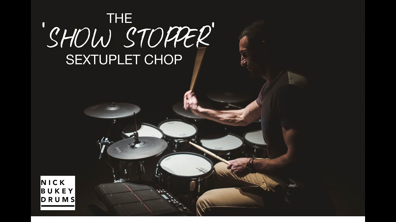 The 'Show Stopper' Sextuplet Gospel Chop Advanced Drum Lesson + Online Course Announcement
