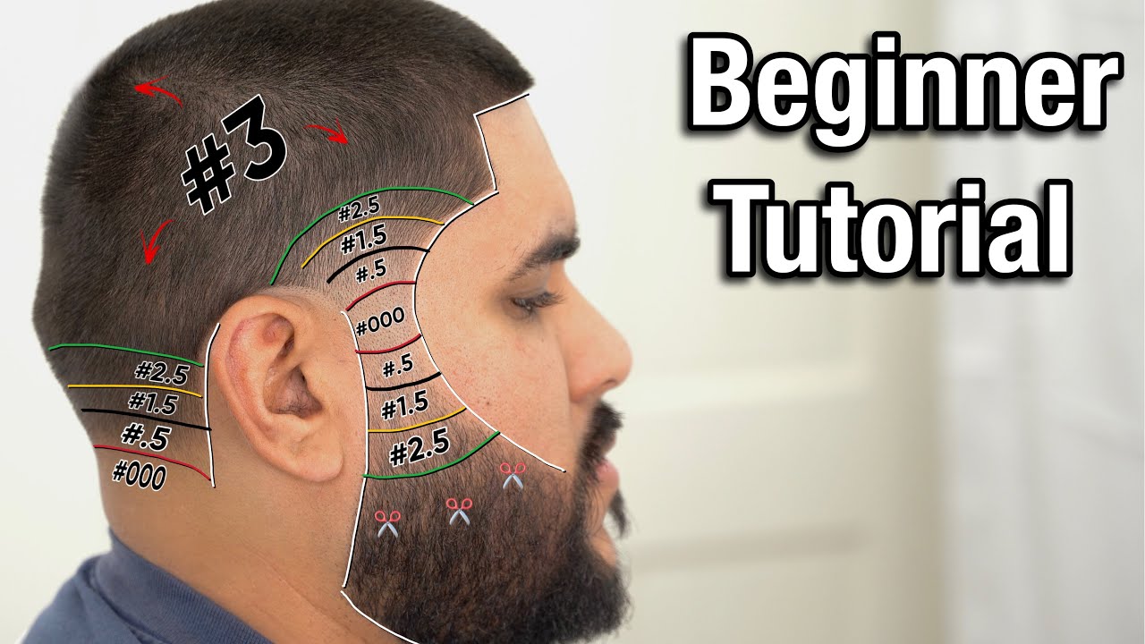 The BEST Youtube Barber Tutorial | Buzz Cut Low Taper & Beard (EASY)