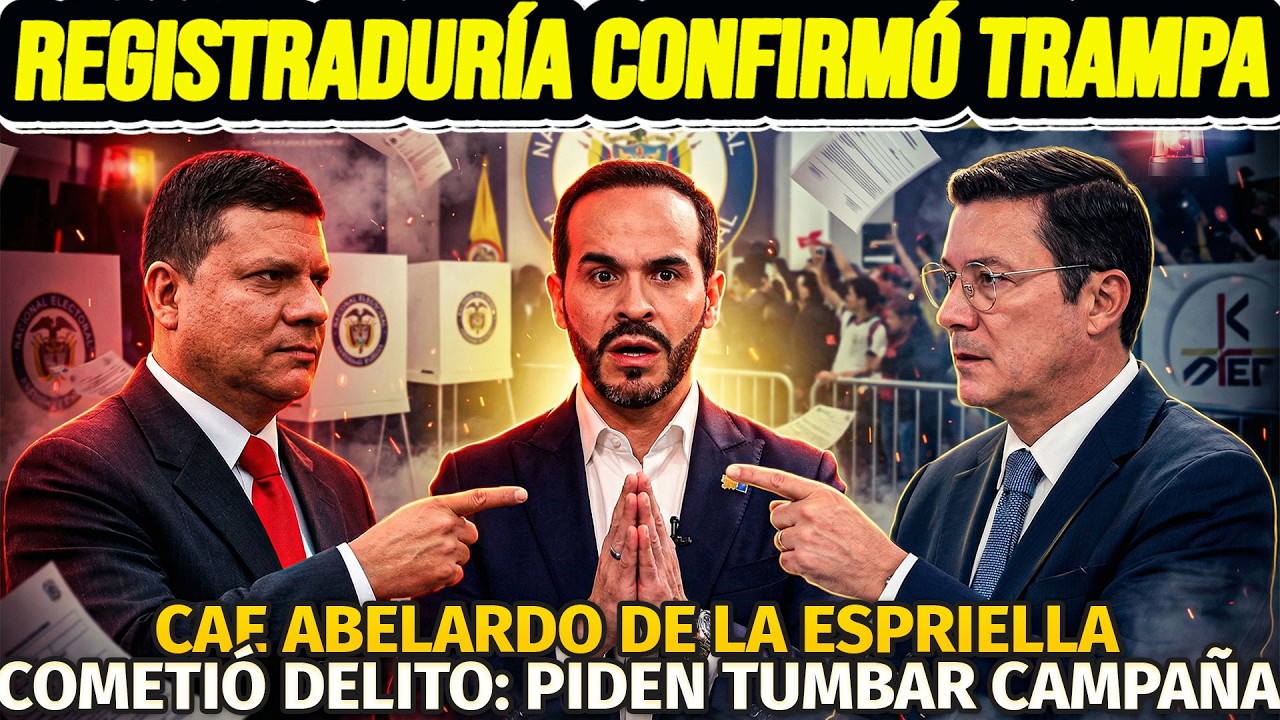 🚨EXCLUSIVO: REGISTRADURÍA HUNDIÓ A ABELARDO. CONFIRMÓ FRAUDE. REVELAMOS TODA LA TRAMPA. OJO VEEDOR😱