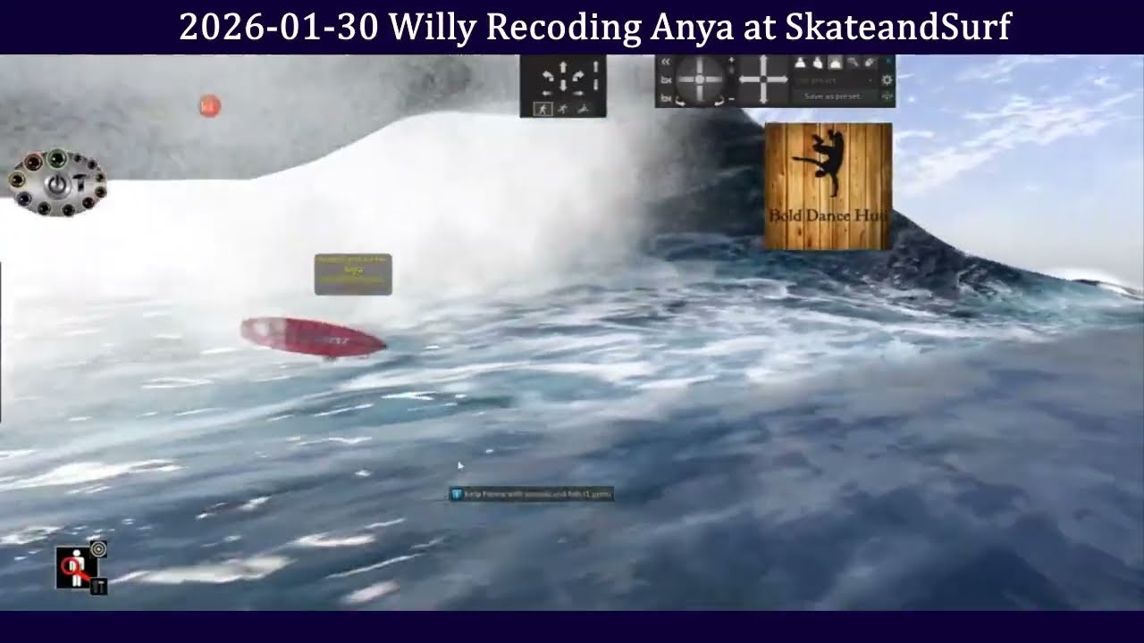 WillyGee Recording Anya Ivanov's Practice Run at Skate & Surf, on 2026 /01/30