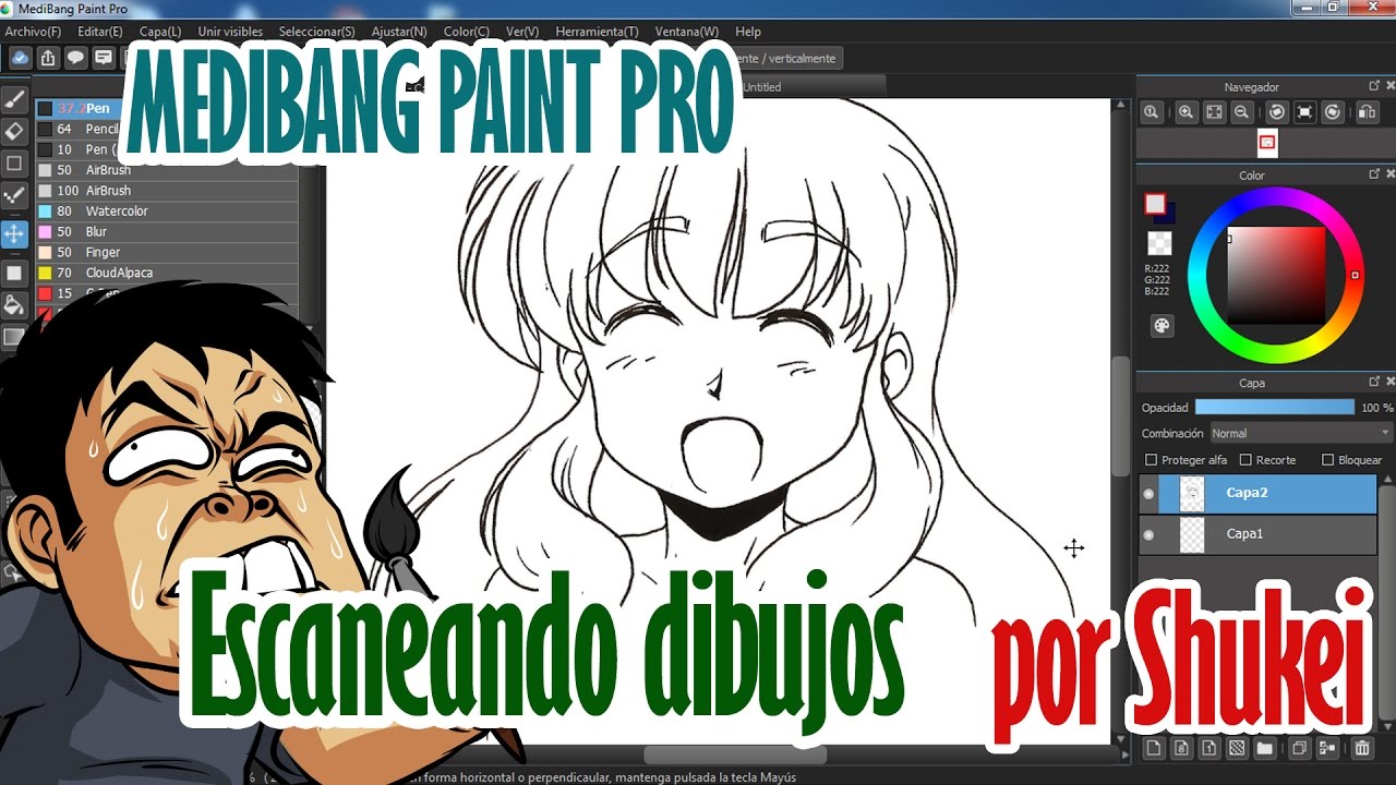 Consejos para escanear dibujos y trabajarlos en Medibang