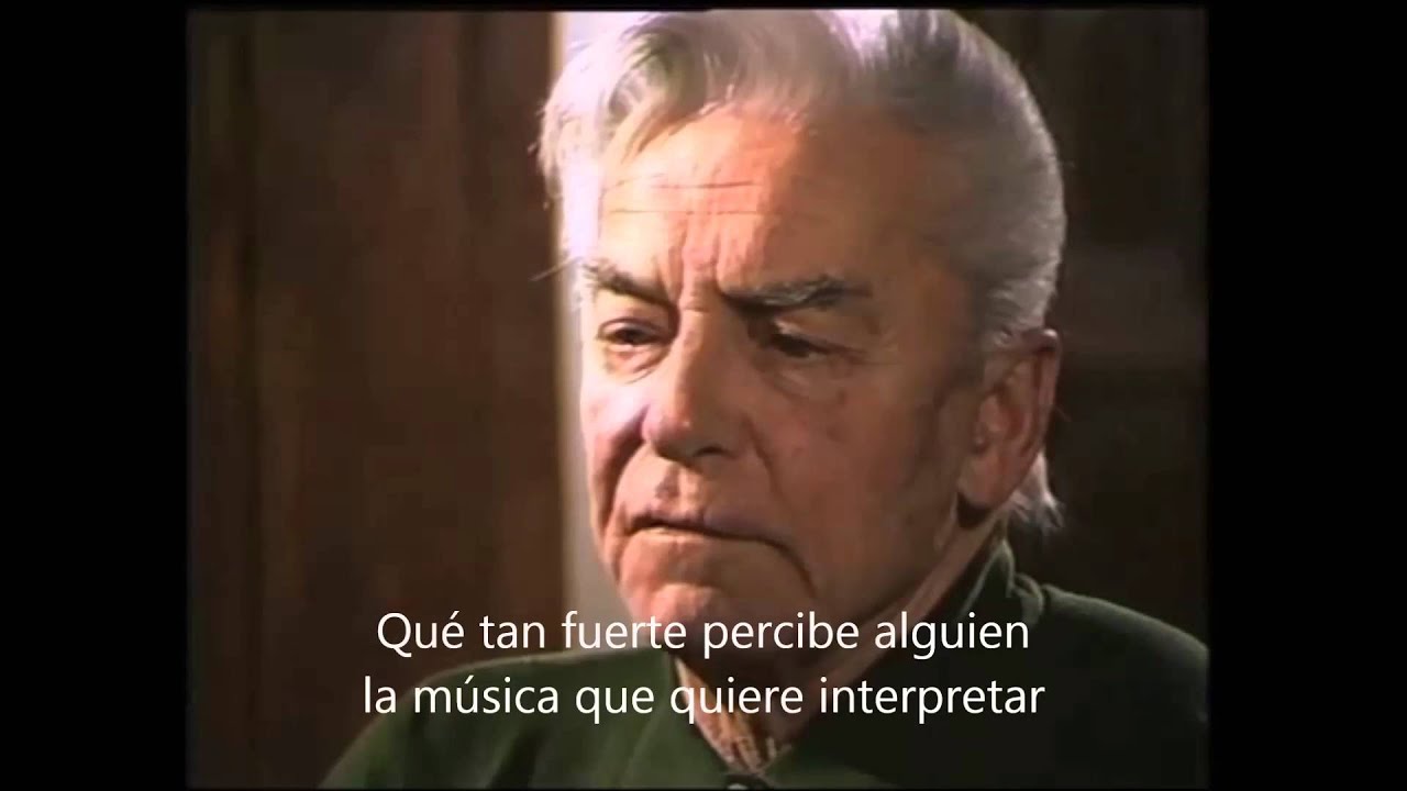 Karajan - &iquest;C&oacute;mo se llega a ser director de orquesta? (Subtitulado en espa&ntilde;ol)