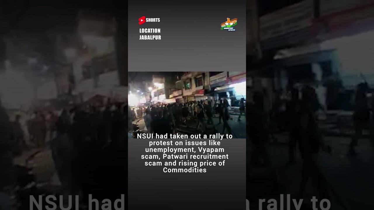 Police lathi charge on NSUI workers going to lay siege to collectorate, many injured