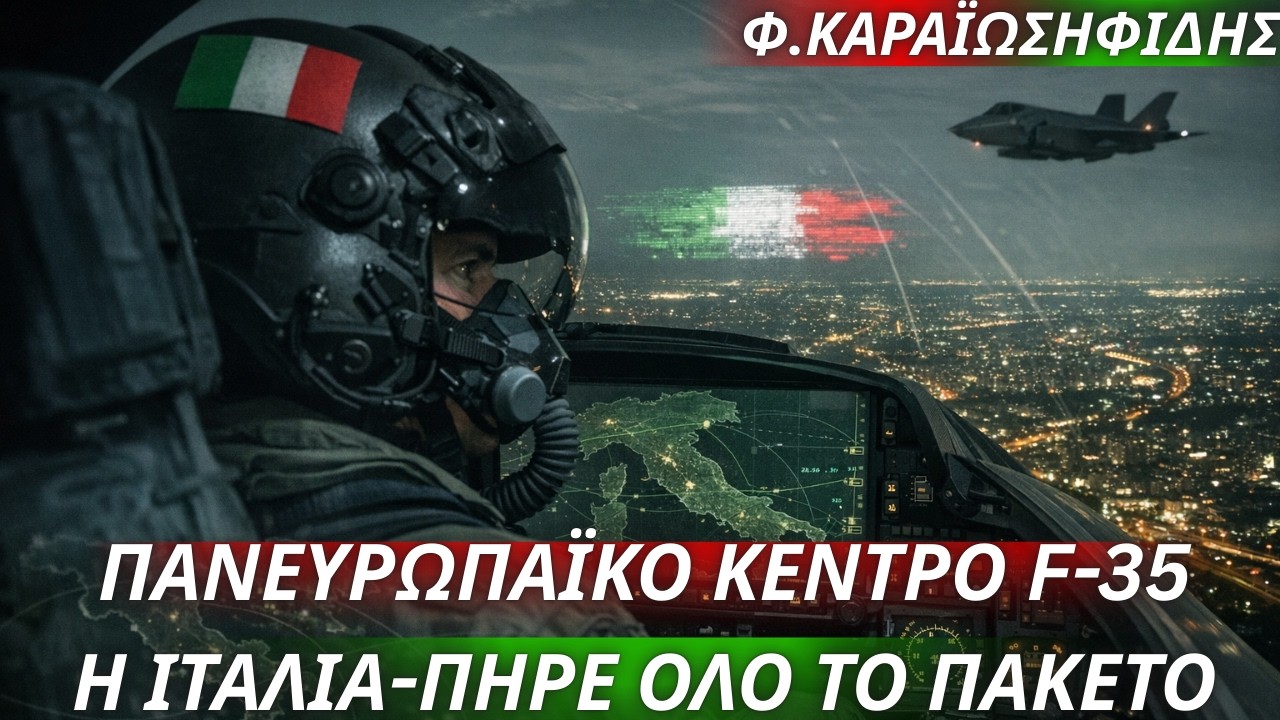 Φαίδων Καραϊωσηφίδης: Πανευρωπαϊκός κόμβος F-35 η Ιταλία  Συναρμολόγηση, συντήρηση, εκπαίδευση