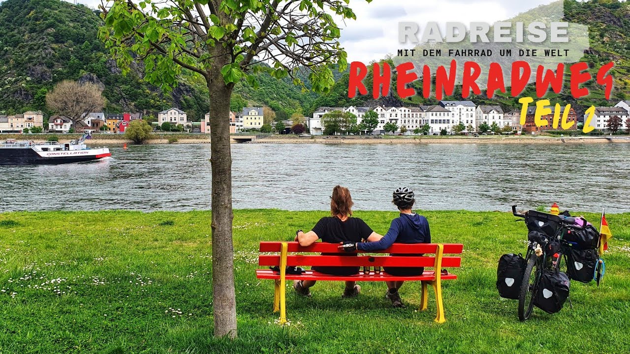 [#30] Burgen am Mittelrhein - entlang des Rhein Teil 2/2 | Fahrradweltreise auf dem Rheinradweg