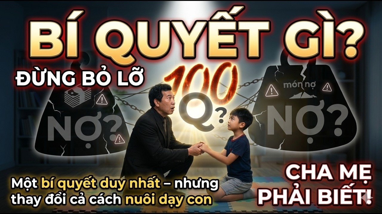 BÍ QUYẾT ĐẦU TIÊN BA MẸ PHẢI BIẾT.