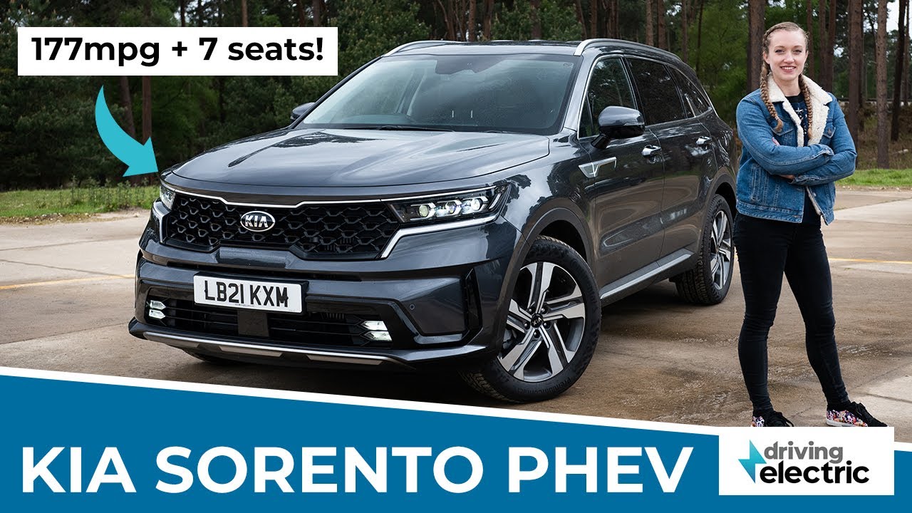 Обзор нового подключаемого гибридного семиместного семейного внедорожника Kia Sorento PHEV 2021 г...