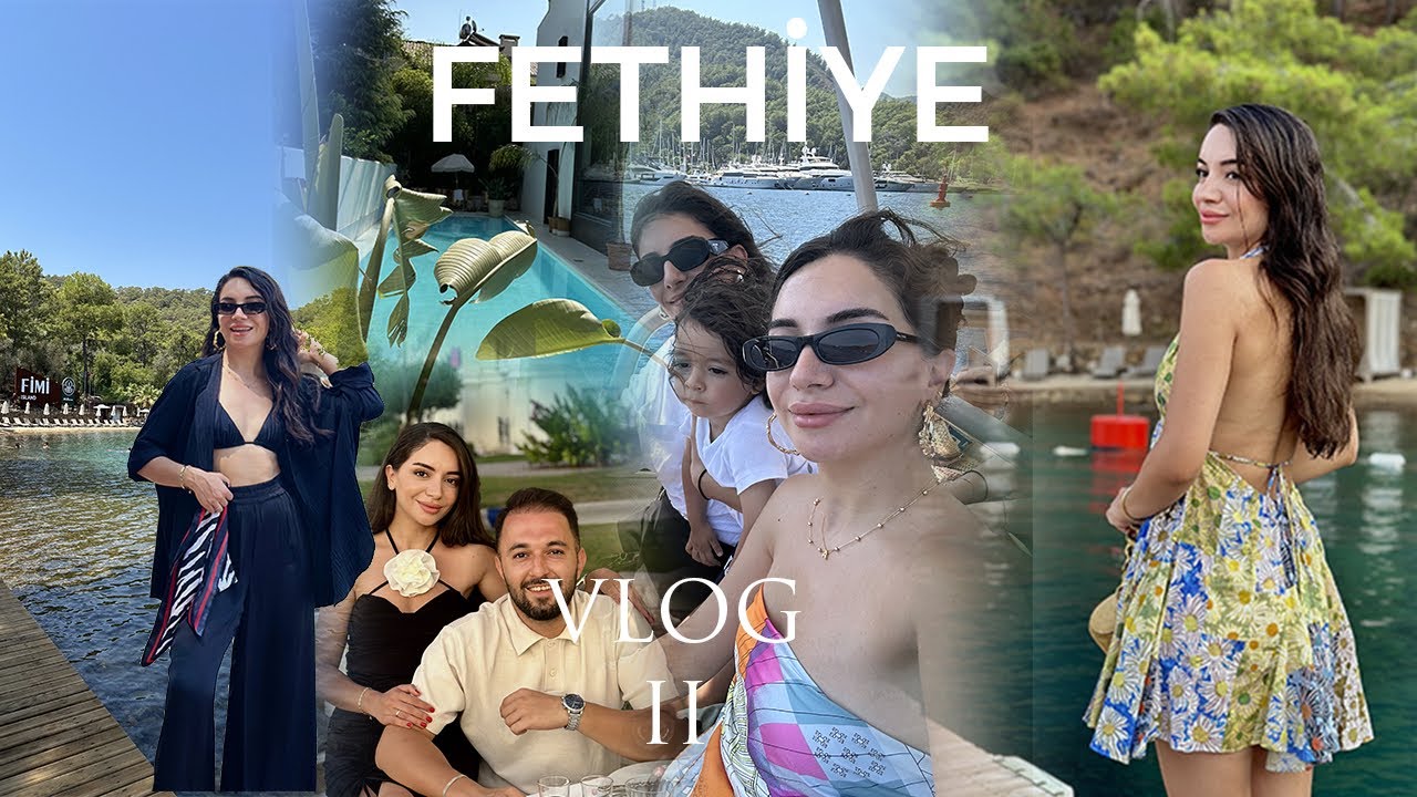 FETHİYE VLOG PART II | GÖCEK’TE ADAYA GİTTİK | ÇOCUKLU TATİL | BEACH ÖNERİLERİ | KAHVALTI #reklam