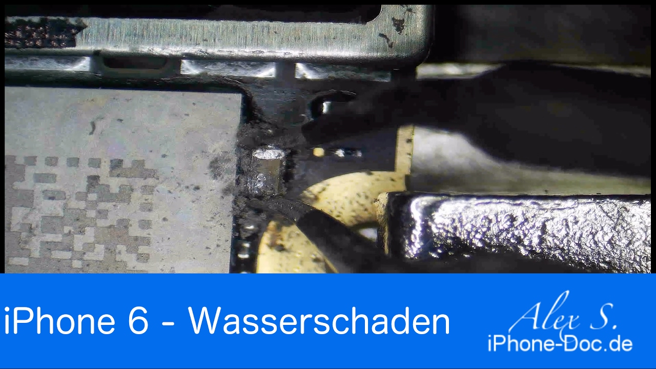 iPhone 6 Wasserschaden Reparatur - Kurzschluss VCC_MAIN microsoldering deutsch